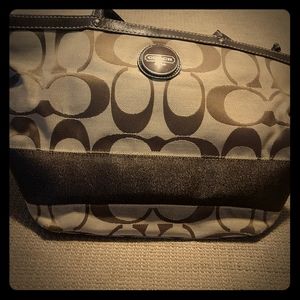 Coach fabric purse